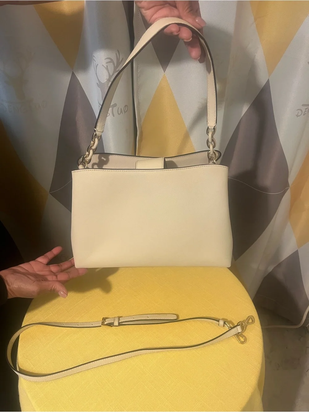 Michael Kors sleek cream